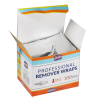 RONNEY - Profesjonalna folia aluminiowa do usuwania lakieru hybrydowego w listkach REMOVER WRAPS 100 szt. ED 062   